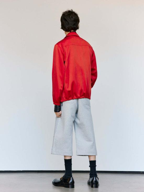  드리스 반 노튼 자켓 Dries Van Noten 레드 보리스 오버다이드 큐프로 재킷 - DRIES VAN NOTEN