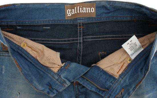 26FW 갈리아노 데님 팬츠 9928334049566 BLUE - GALLIANO
