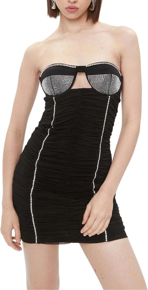 26FW 파트리지아페페 숏 원피스 10008955552030 BLACK