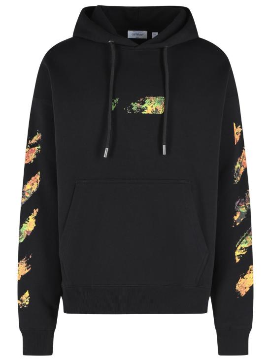25FW 오프화이트 후드 티셔츠 15810889875742 BLACK
