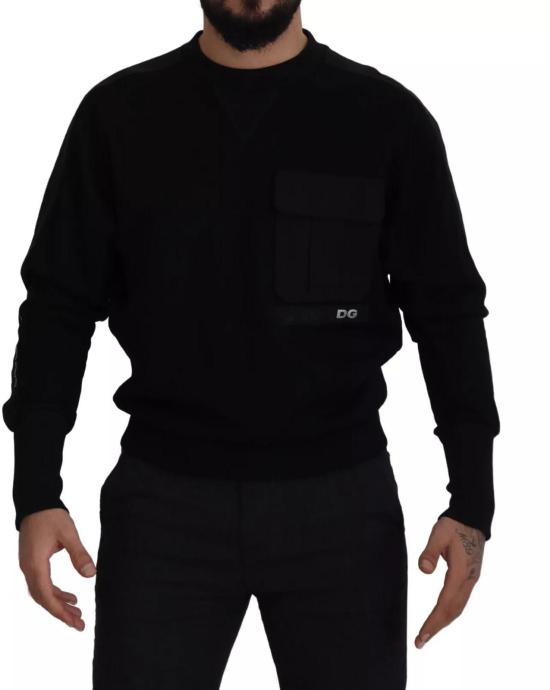 26FW 돌체앤가바나 니트웨어 9828041654558 BLACK - DOLCE & GABBANA