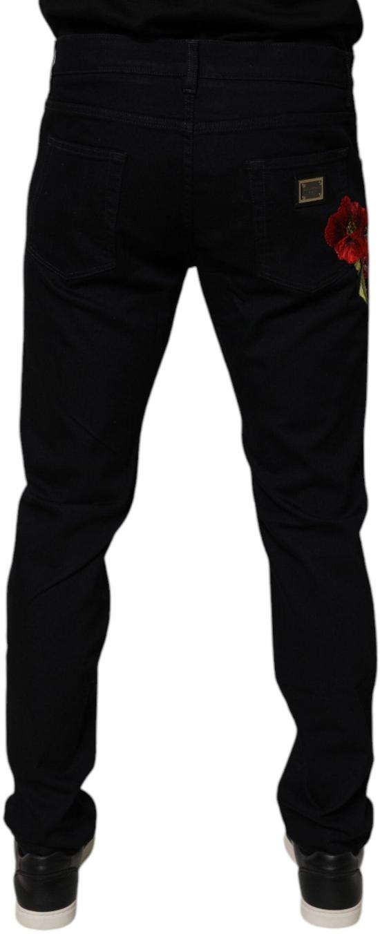 26FW 돌체앤가바나 데님 팬츠 9748746141982 BLACK - DOLCE & GABBANA
