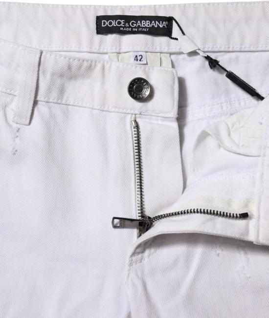 26FW 돌체앤가바나 데님 팬츠 9796468244766 WHITE - DOLCE & GABBANA
