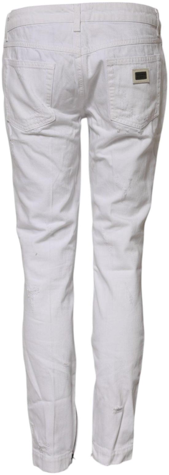26FW 돌체앤가바나 데님 팬츠 9796468244766 WHITE - DOLCE & GABBANA