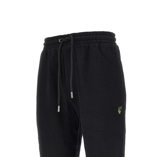 26FW 오프화이트 트레이닝/조거 팬츠 44MCH05AF26F005 Black - OFF WHITE