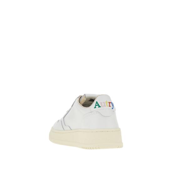 26FW 오트리 메달리스트 로우 레더 스니커즈 AULWBG01 White - AUTRY