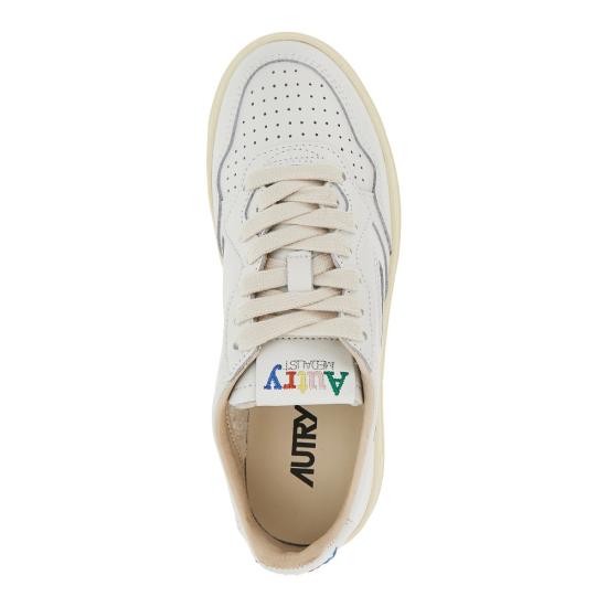 26FW 오트리 메달리스트 로우 레더 스니커즈 AULWBG01 White - AUTRY