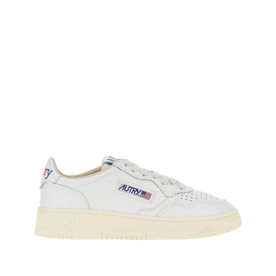 26FW 오트리 메달리스트 로우 레더 스니커즈 AULWBG01 White