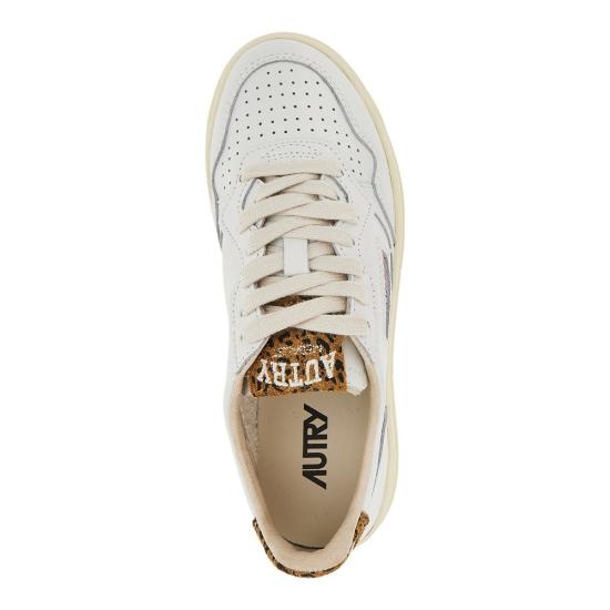 26FW 오트리 메달리스트 로우 레더 스니커즈 AULWHJ02 White - AUTRY