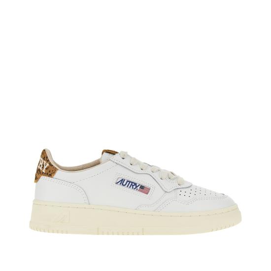 26FW 오트리 메달리스트 로우 레더 스니커즈 AULWHJ02 White