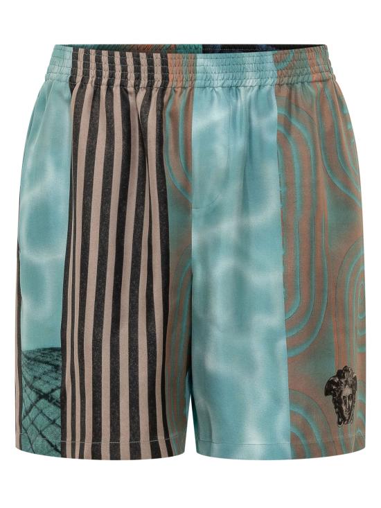 26FW 베르사체 숏팬츠 10222251A18722 5X000 MULTICOLOR