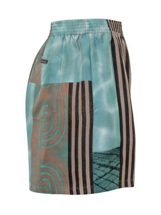 26FW 베르사체 숏팬츠 10222251A18722 5X000 MULTICOLOR - VERSACE