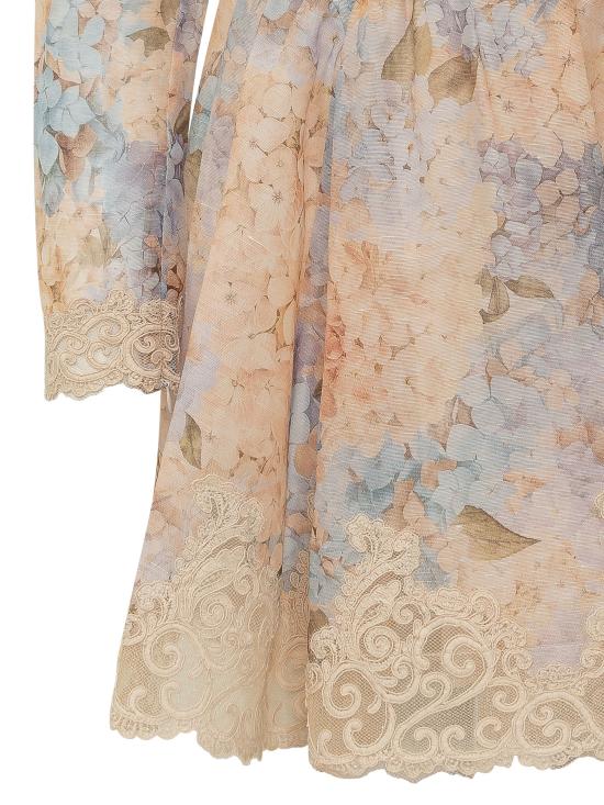 26FW 짐머만 미디 원피스 0262DF261 BLHYD BLUE HYDRANGEA - ZIMMERMANN