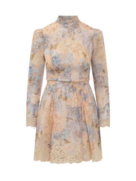26FW 짐머만 미디 원피스 0262DF261 BLHYD BLUE HYDRANGEA