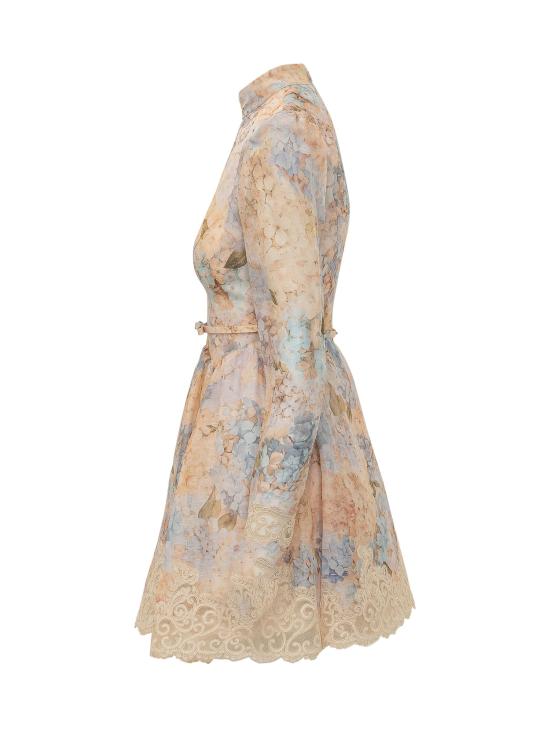 26FW 짐머만 미디 원피스 0262DF261 BLHYD BLUE HYDRANGEA - ZIMMERMANN