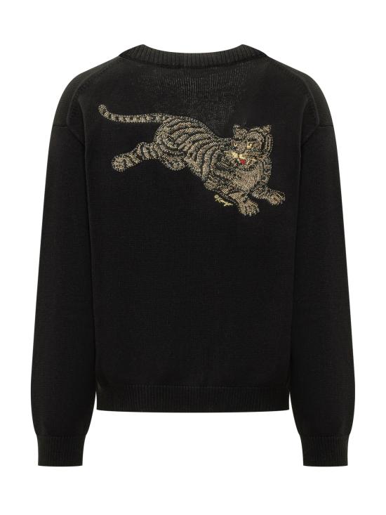 26FW 겐조 가디건 FG65CA8213FN 99J BLACK - KENZO