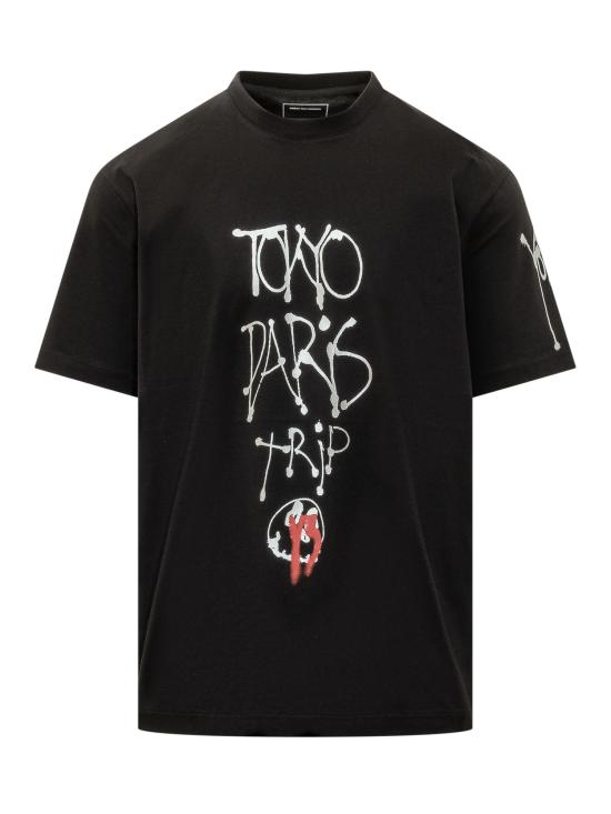 26FW 와이쓰리 반팔 티셔츠 KR1067 BLACK