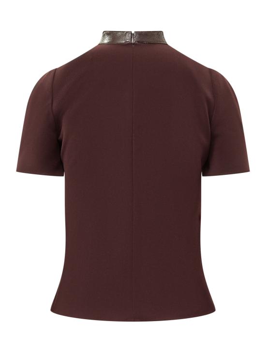 26FW 쿠레쥬 반팔 티셔츠 326CTO548PL0159 4090 BURNT RED - COURREGES