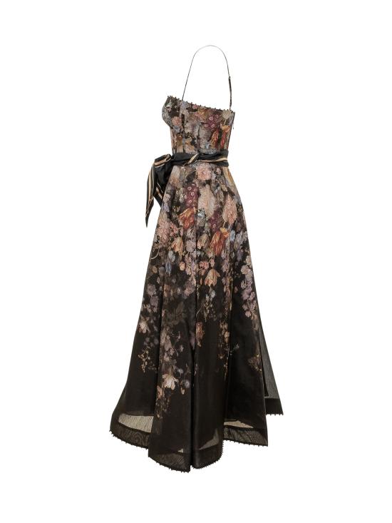 26FW 짐머만 롱 원피스 5775DF261 BLF BLACK FLORAL - ZIMMERMANN