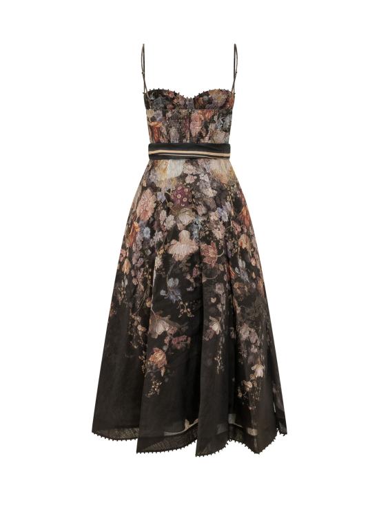 26FW 짐머만 롱 원피스 5775DF261 BLF BLACK FLORAL - ZIMMERMANN