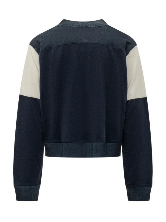 26FW 겐조 긴팔 티셔츠 FG65CA5514SF 79 BLUE BLACK - KENZO