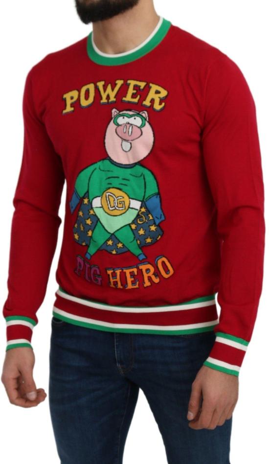 26FW 돌체앤가바나 니트웨어 47985941152030 RED - DOLCE & GABBANA