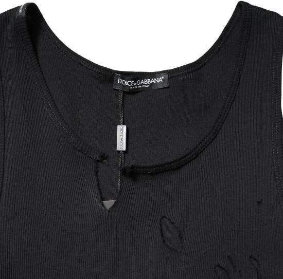 26FW 돌체앤가바나 민소매 티셔츠 9748784840990 BLACK - DOLCE & GABBANA