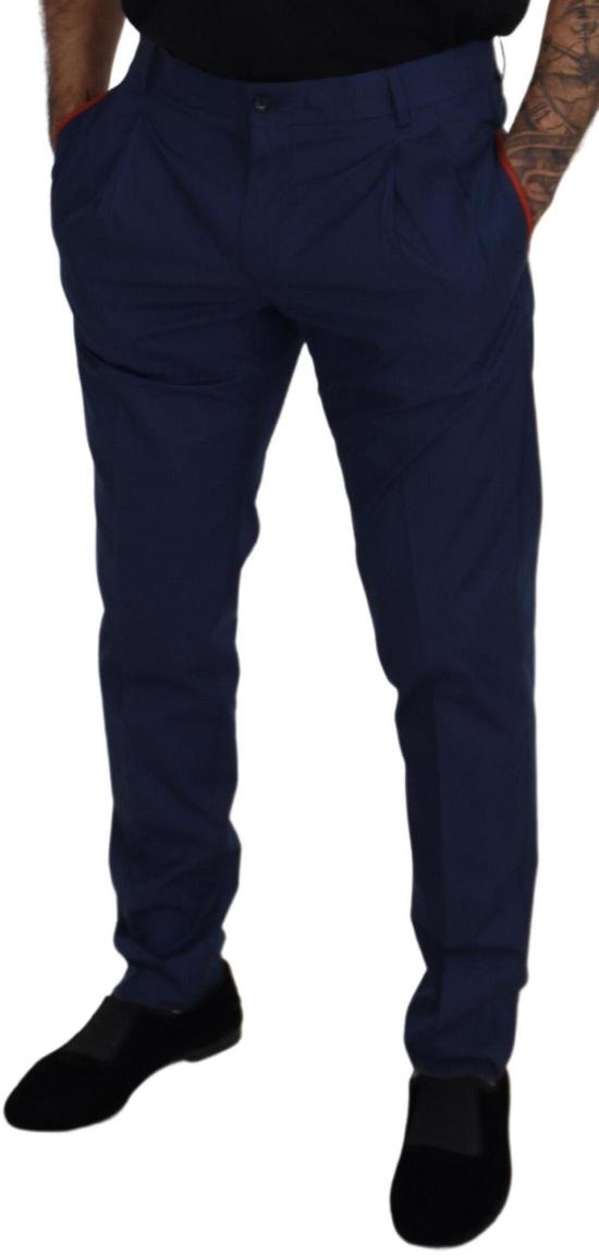 26FW 돌체앤가바나 치노 팬츠 9635961438494 BLUE - DOLCE & GABBANA