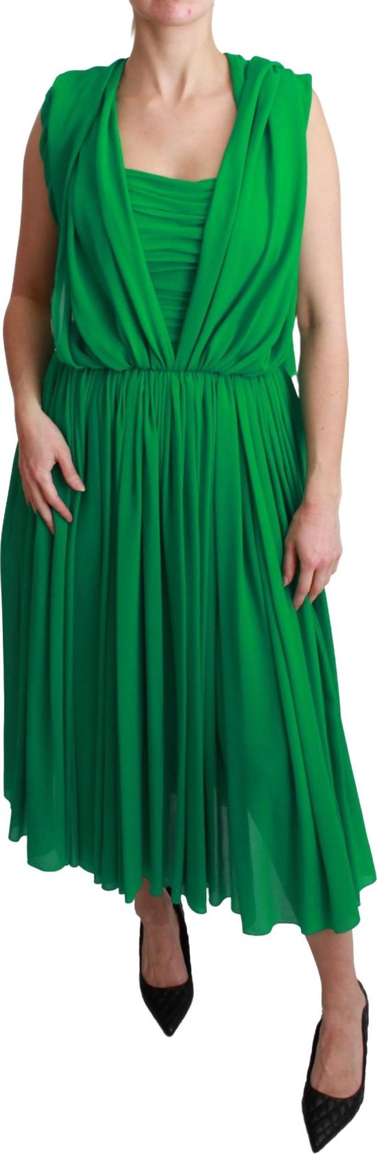 26FW 돌체앤가바나 미디 원피스 9069456032030 GREEN