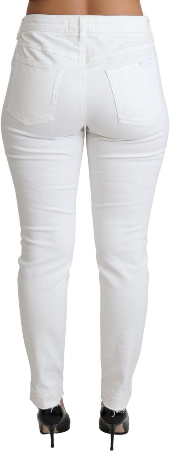 26FW 돌체앤가바나 데님 팬츠 49453823295774 WHITE - DOLCE & GABBANA