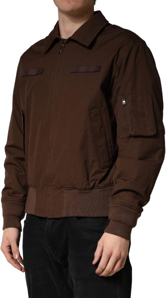 26FW 돌체앤가바나 코트 10005183889694 BROWN - DOLCE & GABBANA