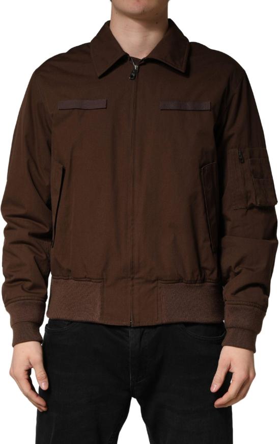 26FW 돌체앤가바나 코트 10005183889694 BROWN - DOLCE & GABBANA