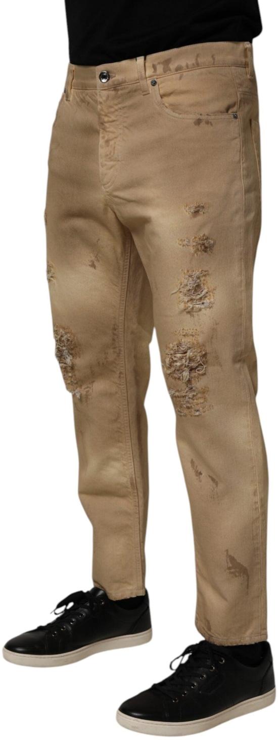 26FW 돌체앤가바나 데님 팬츠 9861373264158 BEIGE - DOLCE & GABBANA