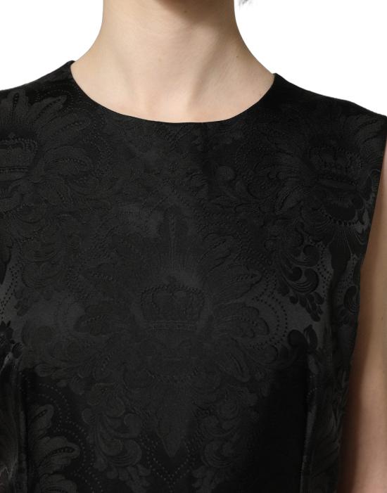 26FW 돌체앤가바나 롱 원피스 10090245095710 BLACK - DOLCE & GABBANA