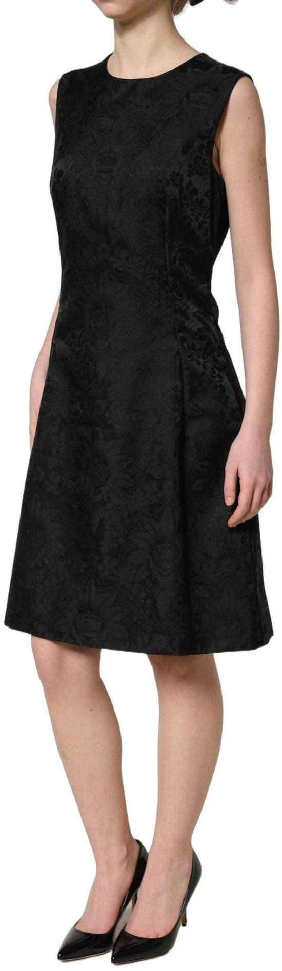 26FW 돌체앤가바나 롱 원피스 10090245095710 BLACK - DOLCE & GABBANA