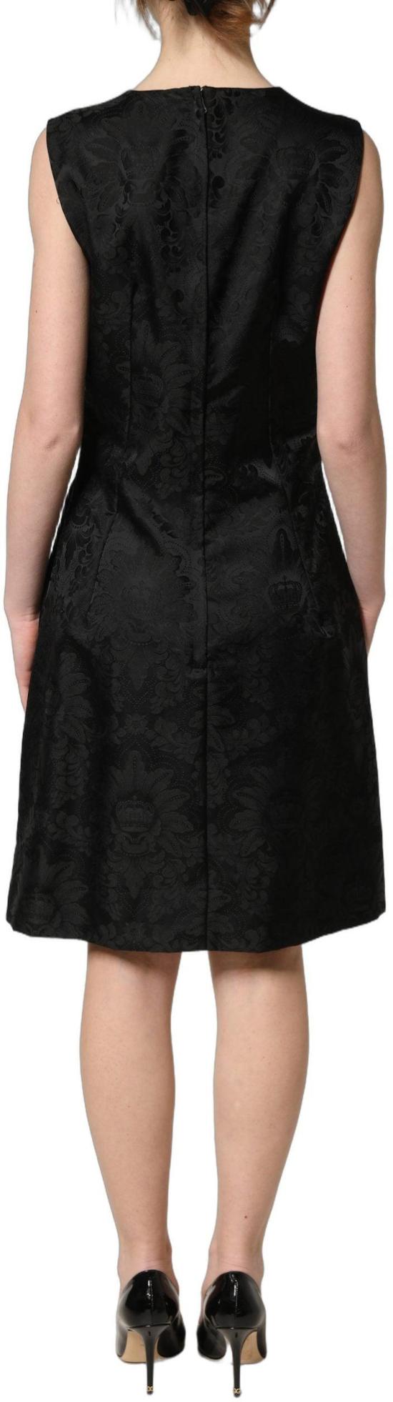 26FW 돌체앤가바나 롱 원피스 10090245095710 BLACK - DOLCE & GABBANA
