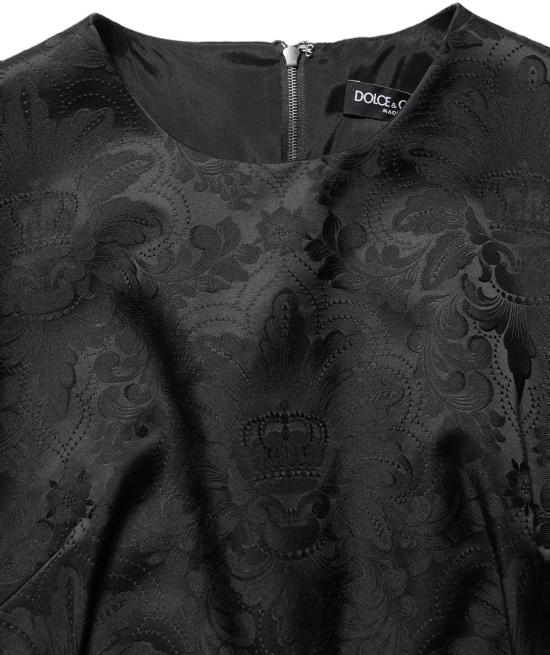 26FW 돌체앤가바나 롱 원피스 10090245095710 BLACK - DOLCE & GABBANA