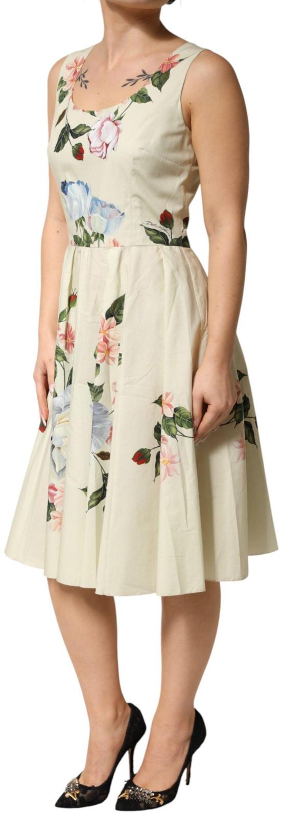 26FW 돌체앤가바나 미디 원피스 9950777770270 BEIGE - DOLCE & GABBANA