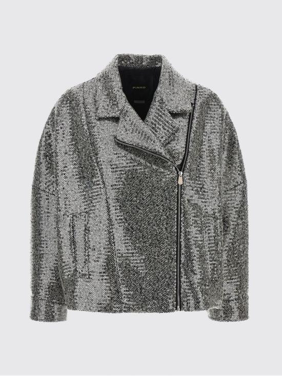 26FW 핑코 코트 107145A3FE ZZ2 Silver - PINKO