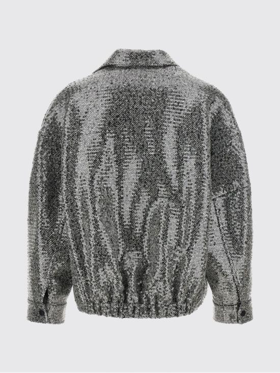 26FW 핑코 코트 107145A3FE ZZ2 Silver - PINKO