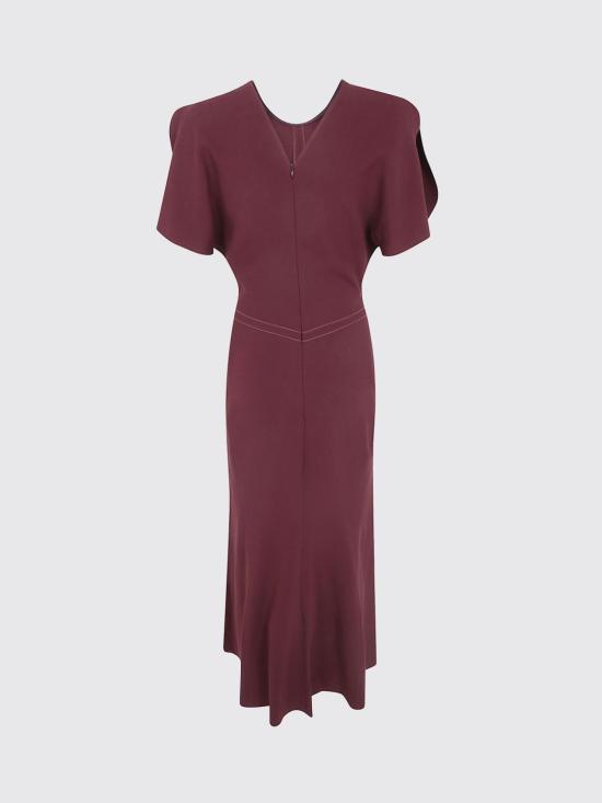 26FW 빅토리아 베컴 롱 원피스 1226WDR005227A 2 Red - VICTORIA BECKHAM