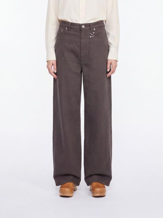26FW 스포트막스 데님 팬츠 2622136025600 008 Brown