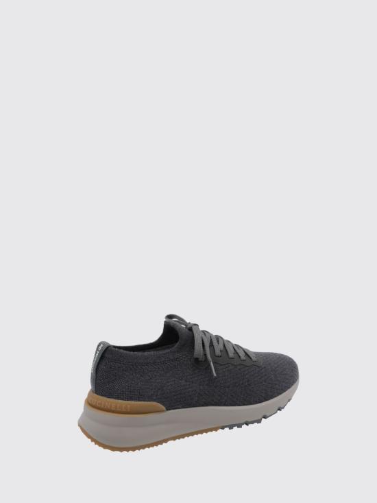 26FW 브루넬로 쿠치넬리 스니커즈 MZUWLBO253 CBB82 Grey - BRUNELLO CUCINELLI