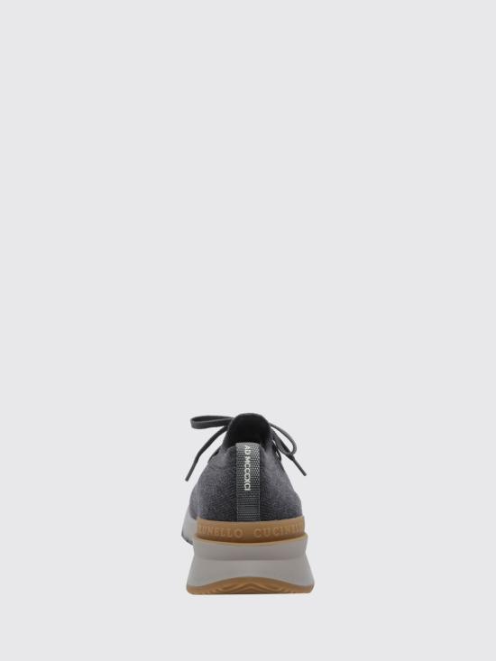 26FW 브루넬로 쿠치넬리 스니커즈 MZUWLBO253 CBB82 Grey - BRUNELLO CUCINELLI