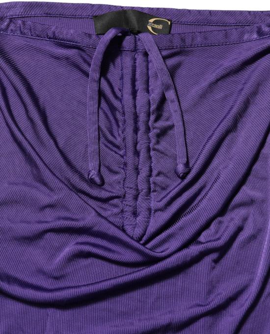 26FW 카발리 클래스 미디 원피스 9861411701022 PURPLE - CAVALLI CLASS
