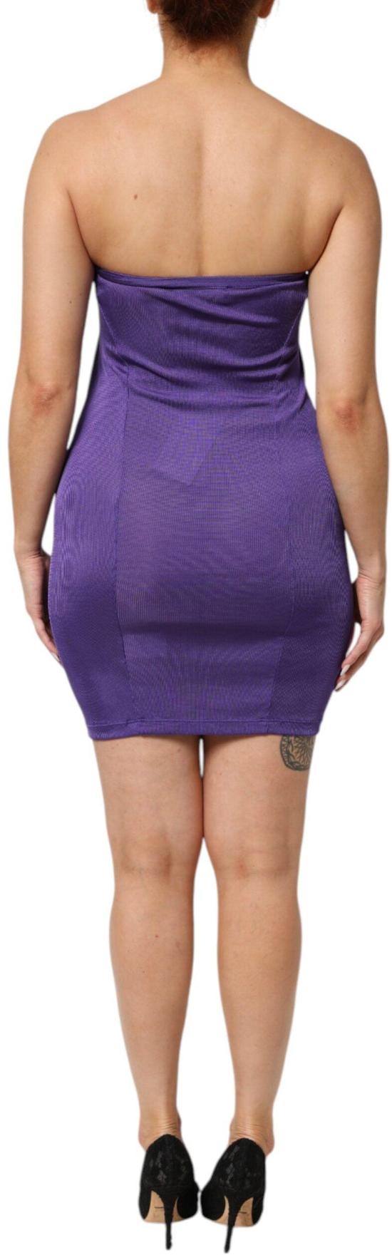 26FW 카발리 클래스 미디 원피스 9861411701022 PURPLE - CAVALLI CLASS