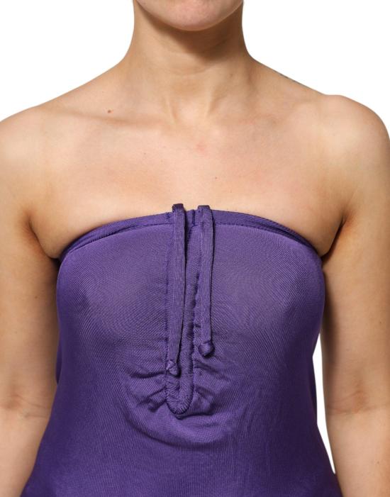 26FW 카발리 클래스 미디 원피스 9861411701022 PURPLE - CAVALLI CLASS