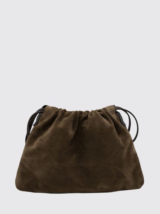 26FW 브루넬로 쿠치넬리 스웨이드 BC 듀오 파우치 백 MBDLD2808P C9773 Camel