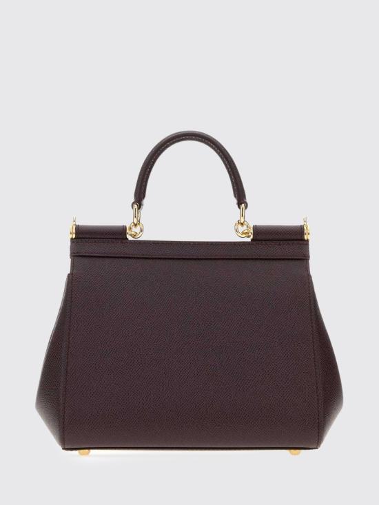26FW 돌체앤가바나 라지 시실리 핸드백 BB6002B1001 8M073 Wine - DOLCE & GABBANA