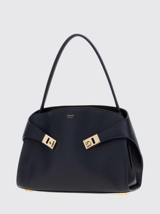 26FW 살바토레 페라가모 토트백 219816789711 NEWNAVDKBTMOR Blue - SALVATORE FERRAGAMO